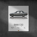 Plakat BMW E30