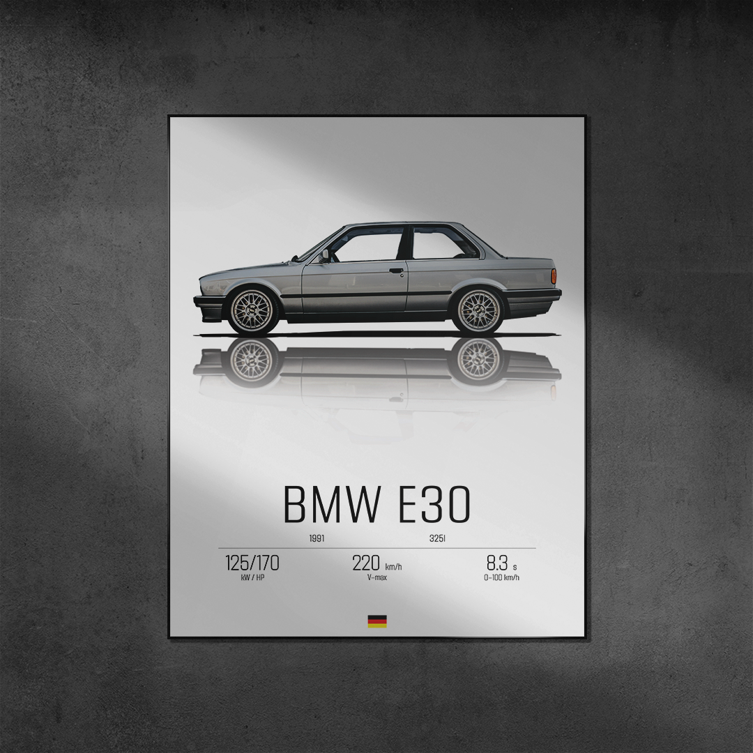 Plakat BMW E30