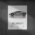 Plakat Mclaren F1
