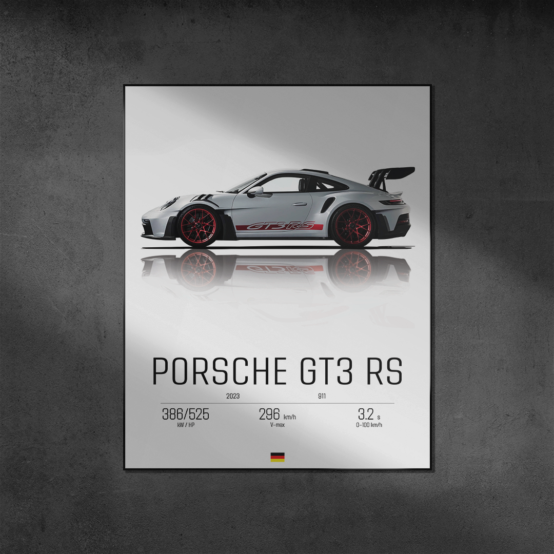 Plakat Porshe 911 GT3 RS