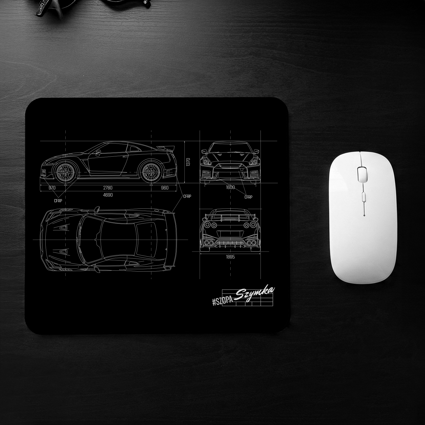 Podkładka pod Mysz - Nissan GTR