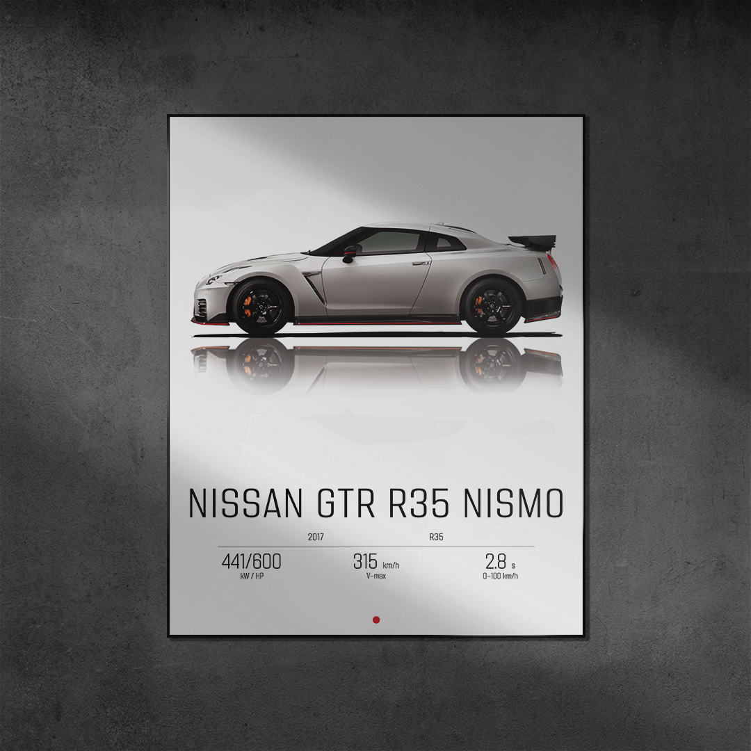 Plakat Nissan R35 Nismo
